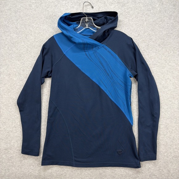 Mountain Hardwear Tops - Mountain Hardwear Hoodie Womens Small Blue Lightweight Long Sleeve Shirt Running
